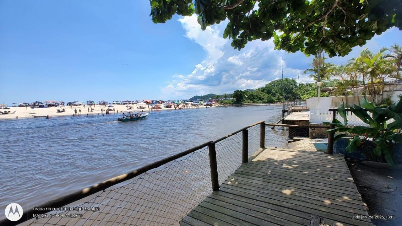 Barra Do Una Beach House Em Frente Ao Rio E A Praia Apartment Sao Sebastiao  Bagian luar foto